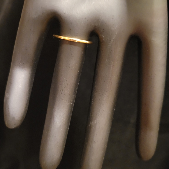 2/$20 Celestial Gold Crescent Moon Ring - Picture 3 of 4